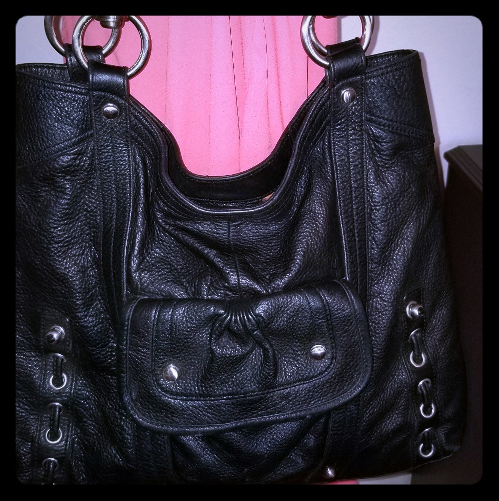 B. Makowsky Leather Tote